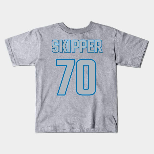 Dan Skipper Kids T-Shirt by CoolMomBiz